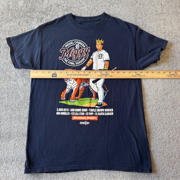 Miguel "Miggy" Cabrera Final Season Detroit Tigers T-Shirt Men's Small or Medium - Picture 5 of 5